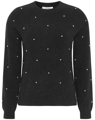 Soft Rebels - SRAllison Stud Knit - Black
